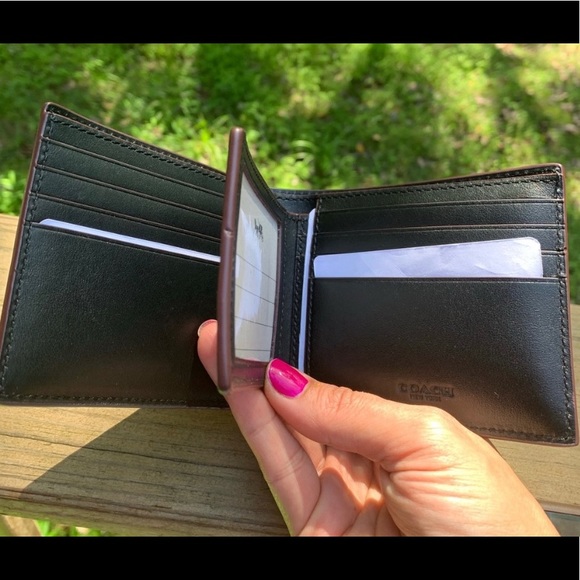 Authentic Coach Calf leather 2 in 1 wallet/Card/ID - Picture 4 of 7